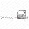 COVIND 943/88 94388 Центральная часть бампера MB Actros A9438850201
