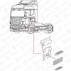 COVIND SCR/239 SCR239 Корпус подножки левой Scania 1779118