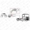 COVIND SCR/528 SCR528 Кронштейн брызговика Scania 1457896