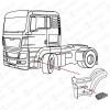 COVIND TGS/208 TGS208 Подножка MAN 81615100490