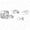 COVIND TGX/520 Верхняя часть брызговика пр./лев