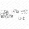 COVIND TGX/530 крыло заднее левое/правое верхняя часть // MAN TGA II/TGX/TGS