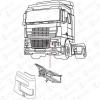 COVIND XF2/105 XF2105 Каркас фары головного света, левый 1396936 DAF