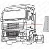 COVIND XF2/161 XF2161 Передняя панель, левая 1400011 DAF