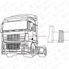 COVIND XF2/165 Спойлер кабины угловой левый XF