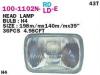 DEPO 100-1102N-LD-E Фара универсальная лев./прав.прямоугольная H4