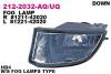 DEPO 212-2032R-UQ Фара противотуманная правая
