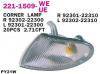 DEPO 221-1509L-UE Фонарь указателя поворота лев HYUNDAI: ACCENT I 98-99, 4D
