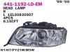 DEPO 4411192RLDEM Блокфара прав.AUDI A6 =]01 H7/H7