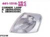 DEPO 4411516LUEC поворот левый белый / VW Passat B5 10/96-09/00