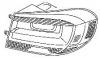 DEPO 441-19D2L-UE Фонарь задний L VW TIGUAN 11-