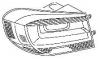 DEPO 441-19D2R-UE Фонарь задний R VW TIGUAN 11-