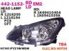 DEPO 442-1152L-LDEM2 CORSA `06- ФАРА П/КОРРЕКТОР ЛЕВАЯ, ВНУТРИ ЧЕРНАЯ