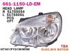 DEPO 6611150LLDEM фара л. электр./ Fiat Doblo all 05]