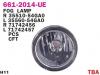 DEPO 6612014LUQ Противотуманка в бам. левая