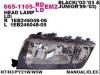 DEPO 6651105LLDEM2 фара лев. / Skoda Fabia 01-03