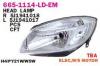 DEPO 665-1114R-LD-EM ФАРА ROMASTER ПРАВАЯ 06--,FABIA 07----(H4)