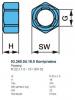 BPW 0326004180 03.260.04.18.0_гайка шпильки тормозного барабана !M22x1.5 H=19 SW32 \BPW