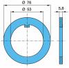 BPW 03.320.64.01.0 0332064010  Шайба стопорная ступицы BPW