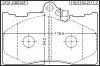 FEBEST 0101-GSE22F Колодки тормозные передние