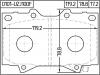 FEBEST 0101-UZJ100F Колодки тормозные передние