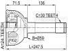 FEBEST 0110030 ШРУС НАРУЖНЫЙ 24x59x30 (TOYOTA LAND CRUISER 80 FZJ80/HDJ81/HZJ80 1990-2001) FEBEST