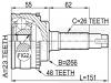 FEBEST 0110037A48 ШРУС НАРУЖНЫЙ 23x56x26 (TOYOTA COROLLA 2 EL41 1990-1994 TOYOTA COROLLA 2 EL51 1994-1999 TOYOTA CORSA