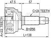 FEBEST 0110042 ШРУС НАРУЖНЫЙ 22x56x24 (TOYOTA YARIS NCP10/SCP10 1999-2005 TOYOTA YARIS/ECHO NCP10/SCP10 1999-2005)