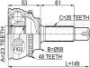 FEBEST 0110054A48 ШРУС НАРУЖНЫЙ 23x58x26 (TOYOTA COROLLA CE120/NZE120 2000-2006 TOYOTA COROLLA RUNX/ALLEX NZE121 2001-