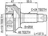 FEBEST 0110073A48 ШРУС НАРУЖНЫЙ 19x58x24 (TOYOTA PLATZ SCP11 1999-2005 TOYOTA VITZ NCP10/SCP10 1999-2005 TOYOTA YARIS