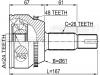 FEBEST 0110-ACV30A48 ШРУС наружный