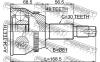 FEBEST 0110-MHU38A48 ШРУС НАРУЖНЫЙ 34X61X30