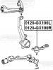 FEBEST 0120GX100R ОПОРА ШАРОВАЯ НИЖНЯЯ ПРАВАЯ (TOYOTA MARK 2/CHAISER/CRESTA GX100 1996-2001 TOYOTA ORIGIN JCG17 2000-2