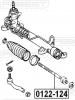 FEBEST 0122124 ТЯГА РУЛЕВАЯ (TOYOTA COROLLA RUNX/ALLEX NZE124 4WD 2001-2006 TOYOTA PREMIO/ALLION ZZT245 4WD 2001- T