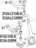 FEBEST 0124-335LH Рычаг передний нижний левый