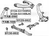 FEBEST 0124-GX100LH Рычаг передний верхний левый