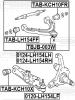 FEBEST 0124-LH154LH Рычаг передний верхний левый