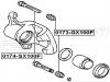 FEBEST 0174GX100F ВТУЛКА НАПРАВЛЯЮЩАЯ СУППОРТА ТОРМОЗНОГО ПЕРЕДНЕГО