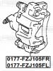 FEBEST 0177-FZJ105FL СУППОРТ ТОРМОЗНОЙ ПЕРЕДНИЙ ЛЕВЫЙ