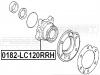 FEBEST 0182LC120RRH ПОДШИПНИК СТУПИЧНЫЙ ЗАДНИЙ ПРАВЫЙ