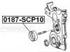 FEBEST 0187-SCP10 Ролик натяжной ремня генератора