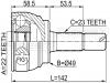 FEBEST 0210E11 ШРУС НАРУЖНЫЙ 22x49x23 (NISSAN MICRA MARCH K12 2002- NISSAN NOTE E11E 2005-) FEBEST