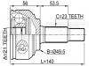 FEBEST 0210K12 ШРУС НАРУЖНЫЙ 21x49,5x23 (NISSAN MICRA MARCH K12 2002-) FEBEST