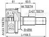 FEBEST 0210P12QG18A44 ШРУС НАРУЖНЫЙ 23x56x26 (NISSAN PRIMERA P12 2005-) FEBEST