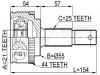 FEBEST 0210QG15A44 ШРУС НАРУЖНЫЙ 21x55x25 [13]