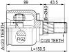 FEBEST 0211P12QG16 ШРУС ВНУТРЕННИЙ 23x40x24 (NISSAN PRIMERA P12 2001-2007) FEBEST [13]