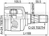 FEBEST 0211-P12QR20LH ШРУС внутренний левый