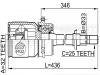 FEBEST 0211SR20RH ШРУС ВНУТРЕННИЙ ПРАВЫЙ 32x35x25 (NISSAN PRIMERA P11 (UKP) 1996-2001 NISSAN PRIMERA P11 1996-2001 NIS