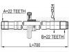 FEBEST 0212-B10ATRH Полуось правая