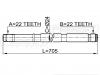 FEBEST 0212N16RH ПОЛУОСЬ ПРАВАЯ 22x705x22 (NISSAN ALMERA N16 (UKP) 2000-2006) FEBEST